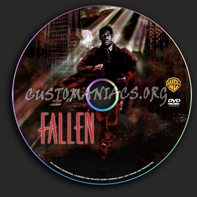 Fallen dvd label