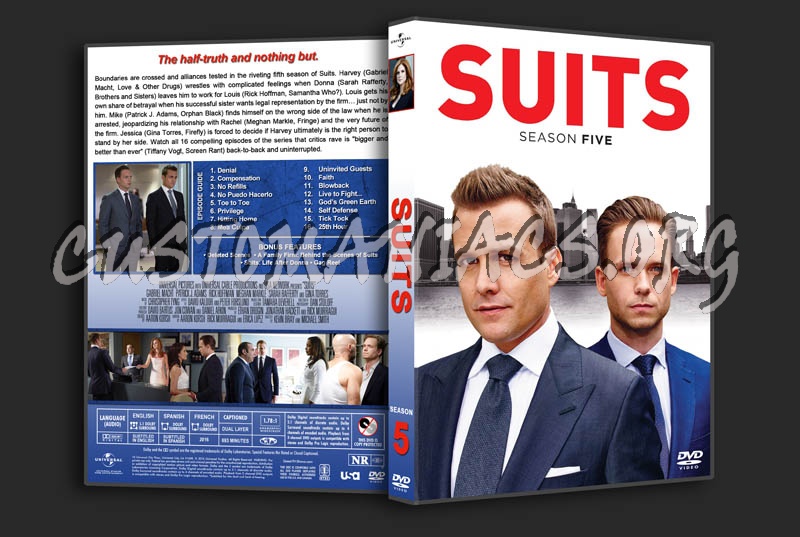 Suits - Season 5 dvd cover