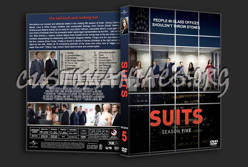 Suits - Season 5 dvd cover