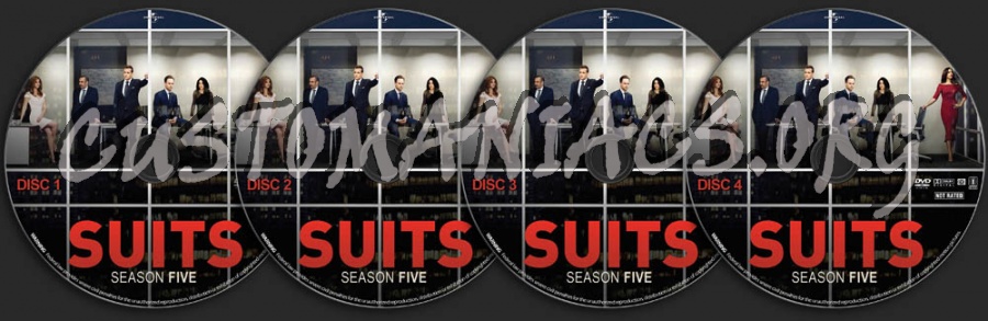 Suits - Season 5 dvd label