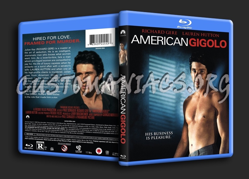 American Gigolo blu-ray cover
