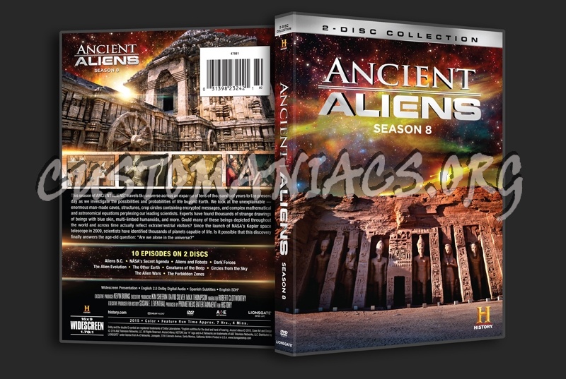 Ancient Aliens Season 8 dvd cover