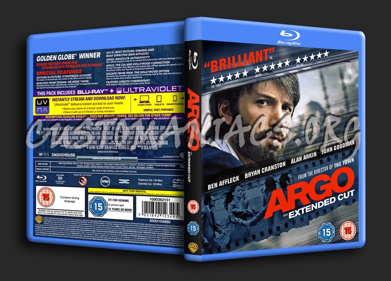 Argo blu-ray cover