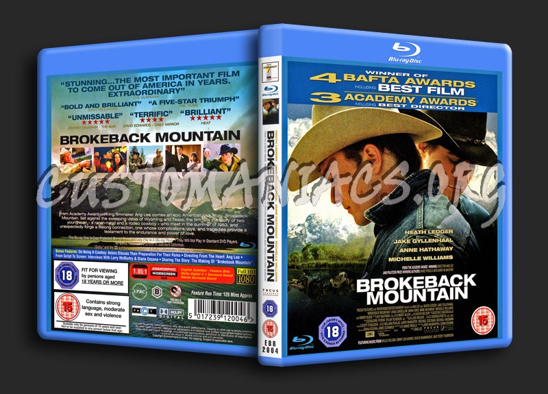 Brokeback Mountain blu-ray cover