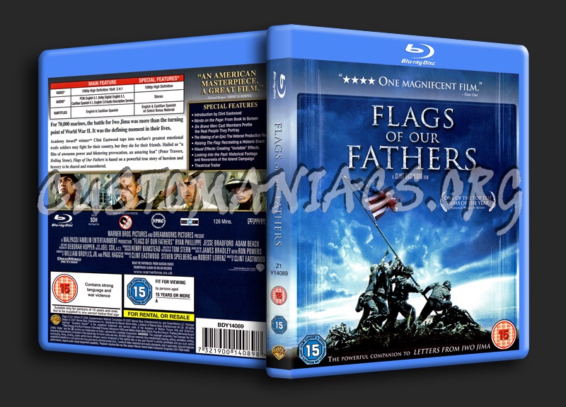 Flags of our Fathers blu-ray cover