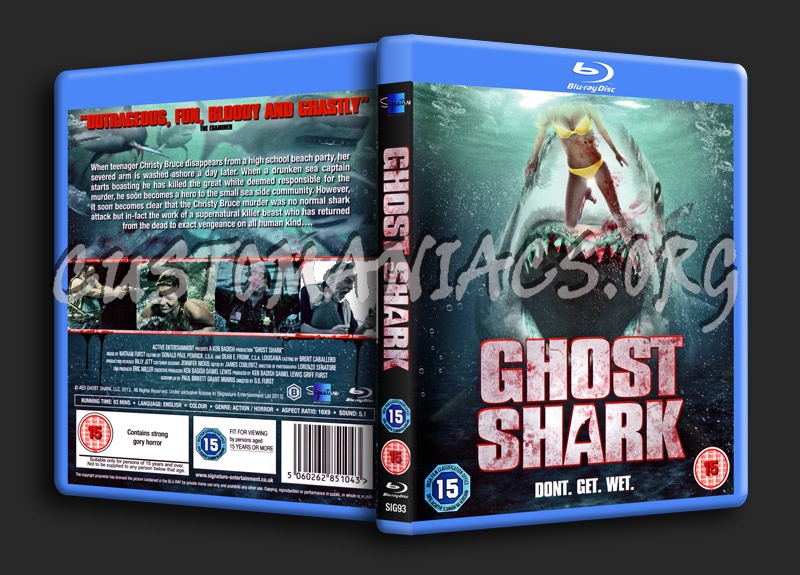 Ghost Shark blu-ray cover
