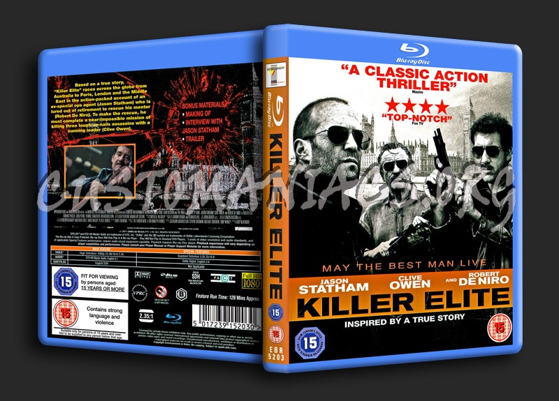 Killer Elite blu-ray cover