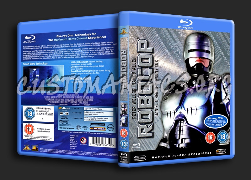 Robocop blu-ray cover