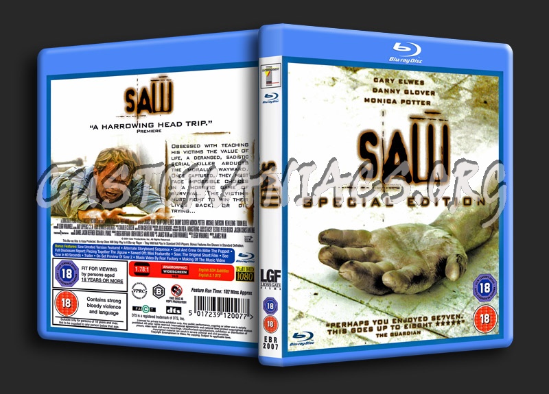 Saw blu-ray cover