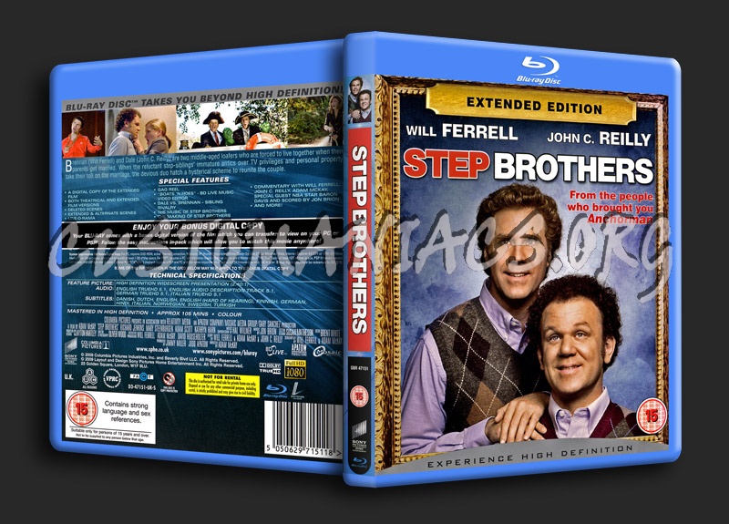 Step Brothers blu-ray cover