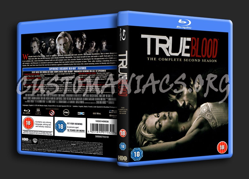 True Blood Season 2 blu-ray cover