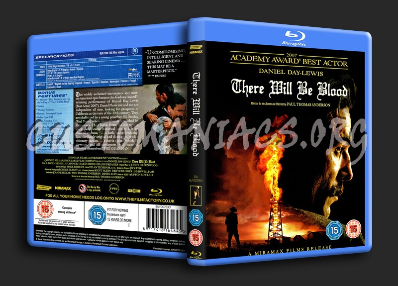 There Will Be Blood blu-ray cover