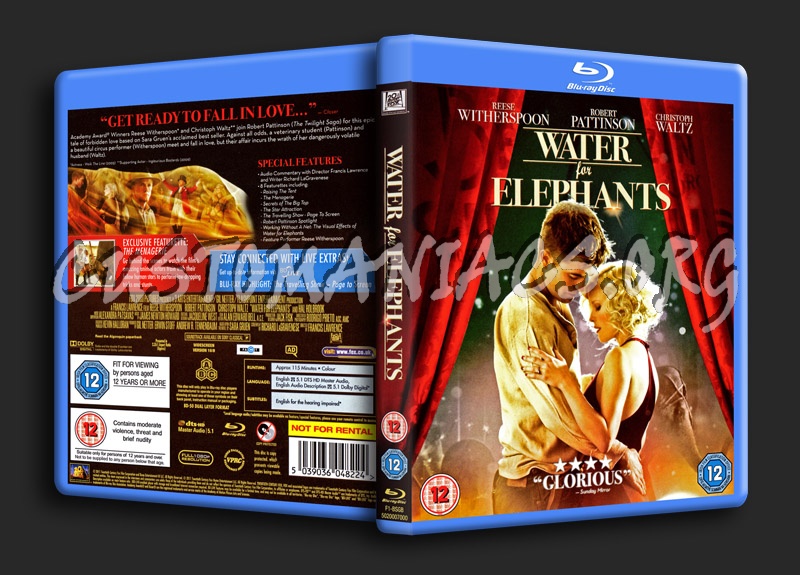 Water for Elephants blu-ray cover