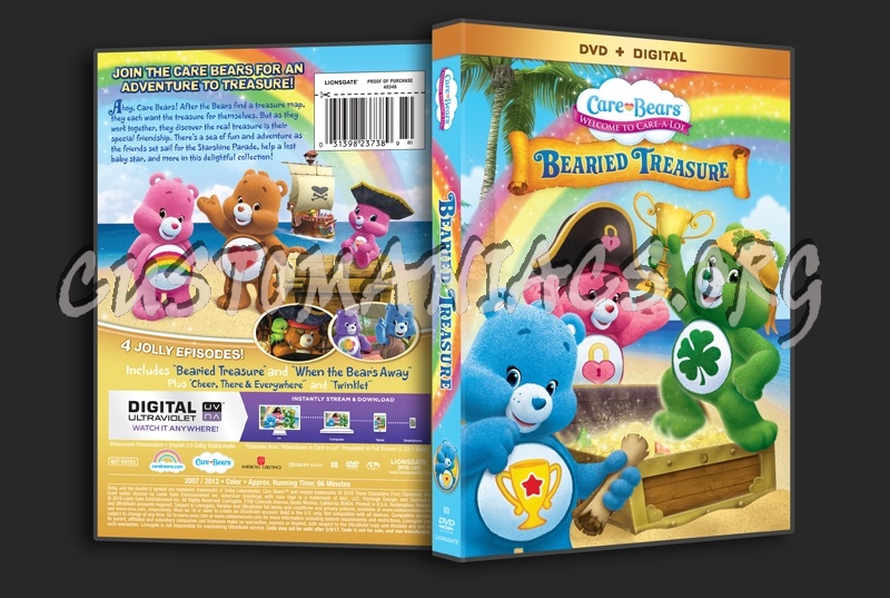 Care Bears Bearied Treasure dvd cover