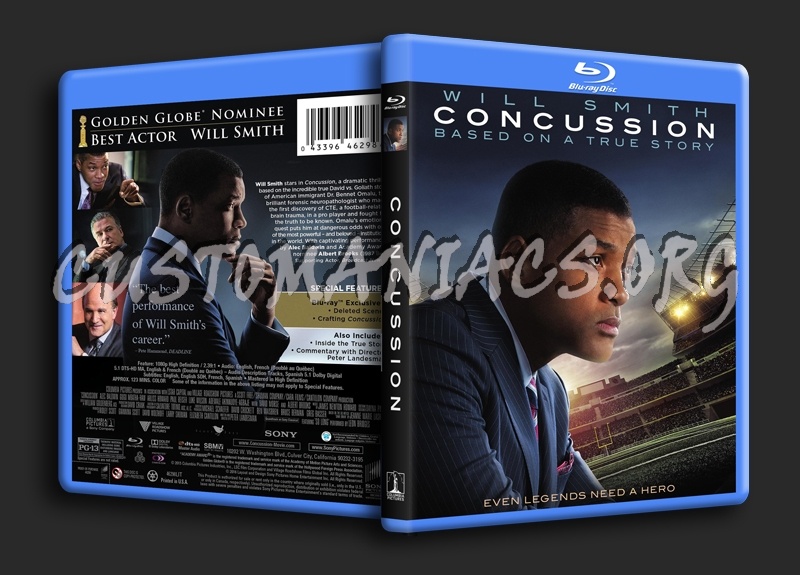Concussion blu-ray cover
