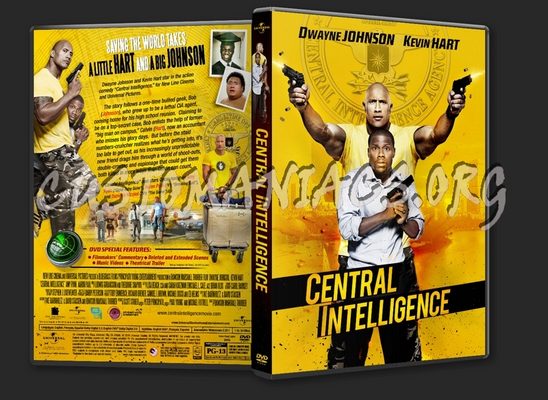 Central Intelligence (2016) dvd cover