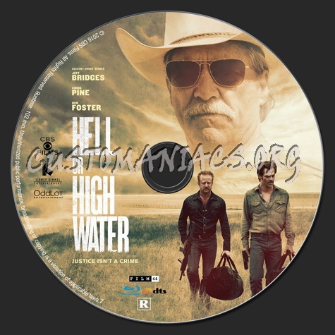 Hell or High Water blu-ray label