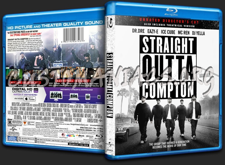 Straight Outta Compton blu-ray cover