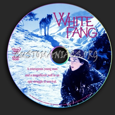 White Fang dvd label