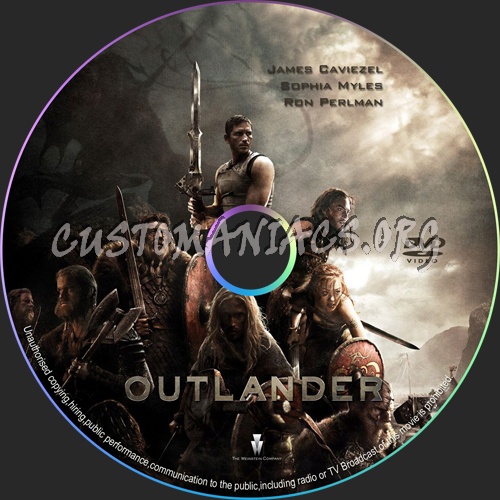 Outlander dvd label