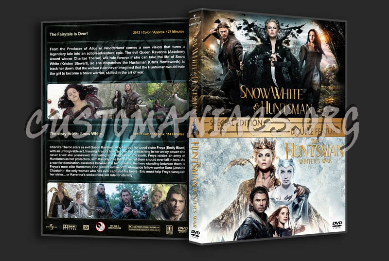 Snow White & the Huntsman / The Huntsman: Winter's War Double dvd cover