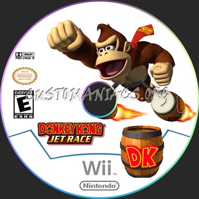 Donkey Kong: Jet Race dvd label