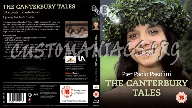 The Canterbury Tales blu-ray cover