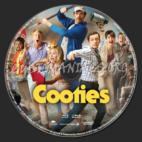 Cooties blu-ray label