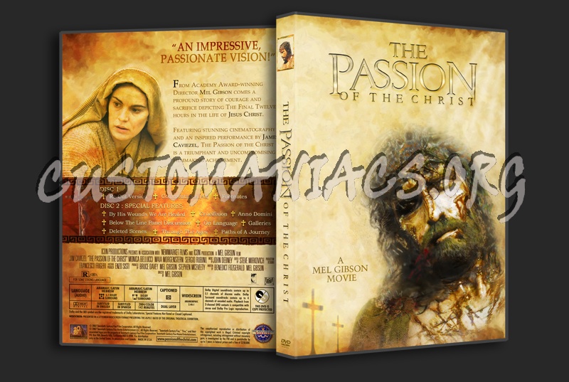 Passon of the christ, The dvd cover