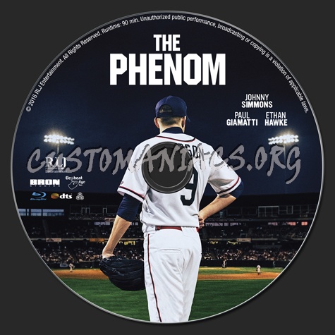 The Phenom blu-ray label