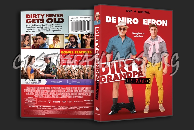 Dirty Grandpa dvd cover