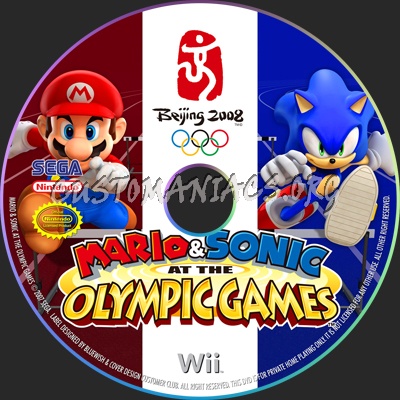 Mario & Sonic At The Olympic Games dvd label