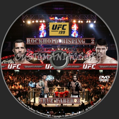 UFC 199 dvd label