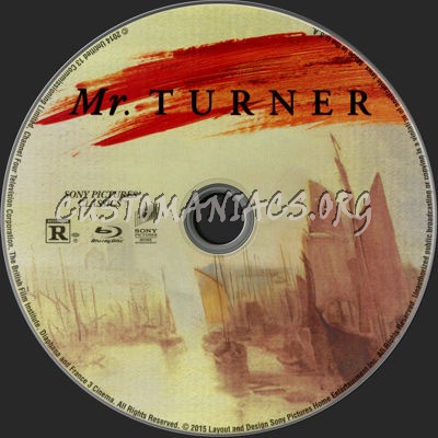 Mr. Turner blu-ray label