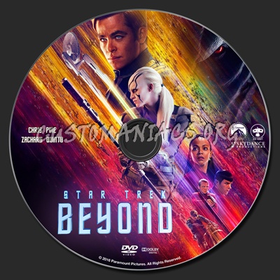 Star Trek Beyond dvd label