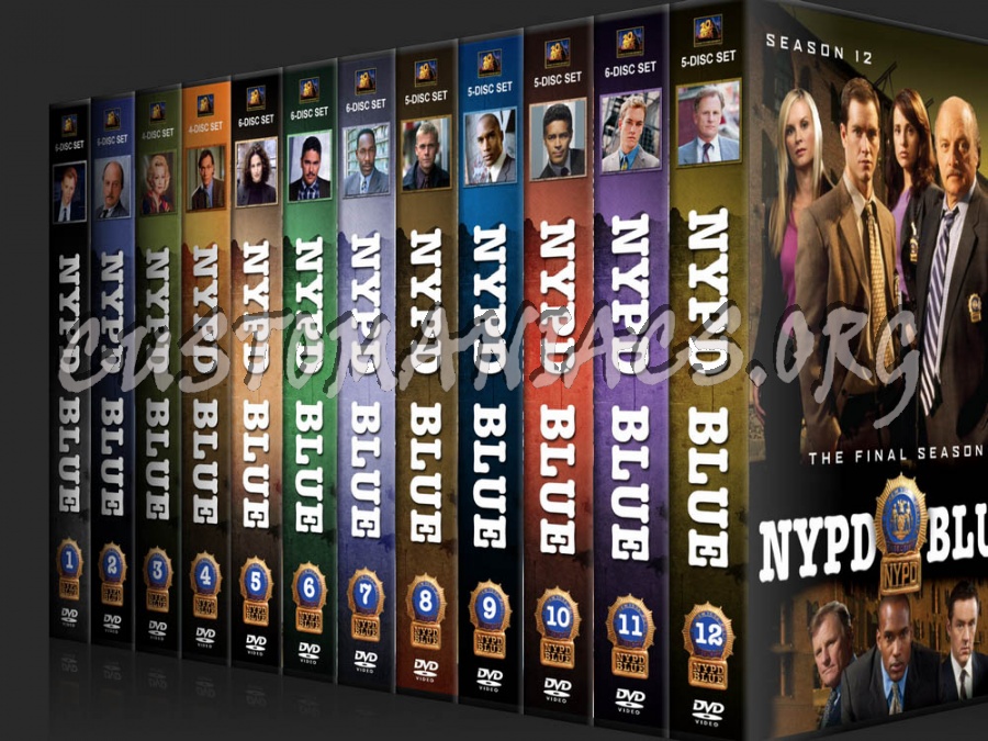 NYPD Blue - Seasons 1-10 (3370x2175) dvd cover