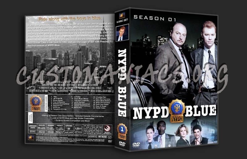 NYPD Blue - Seasons 1-10 (3370x2175) dvd cover