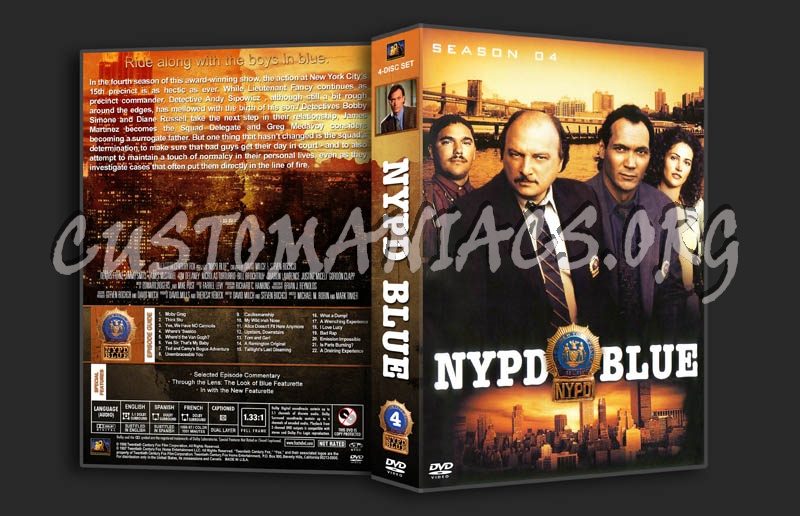 NYPD Blue - Seasons 1-10 (3370x2175) dvd cover