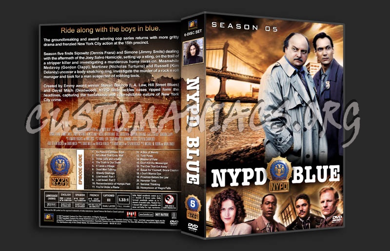 NYPD Blue - Seasons 1-10 (3370x2175) dvd cover