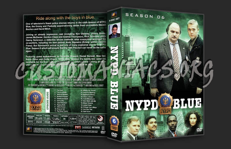 NYPD Blue - Seasons 1-10 (3370x2175) dvd cover