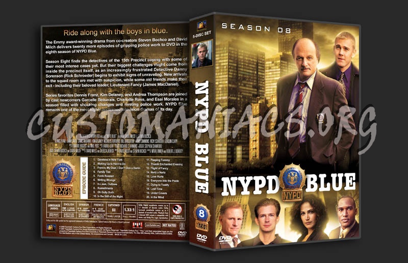 NYPD Blue - Seasons 1-10 (3370x2175) dvd cover