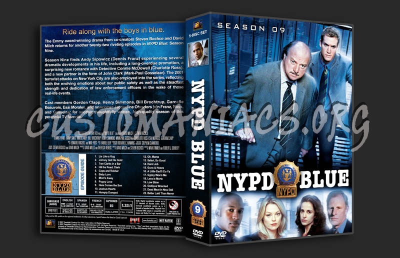NYPD Blue - Seasons 1-10 (3370x2175) dvd cover