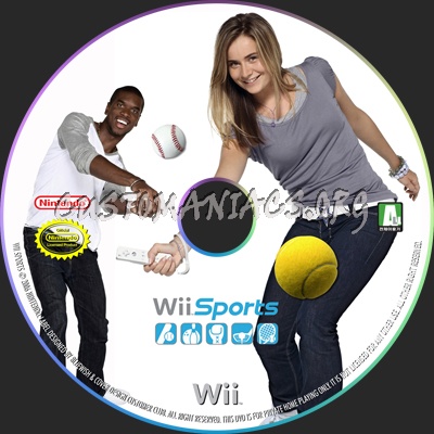 Wii Sports dvd label