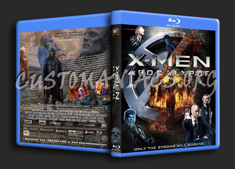 X-Men: Apocalypse dvd cover