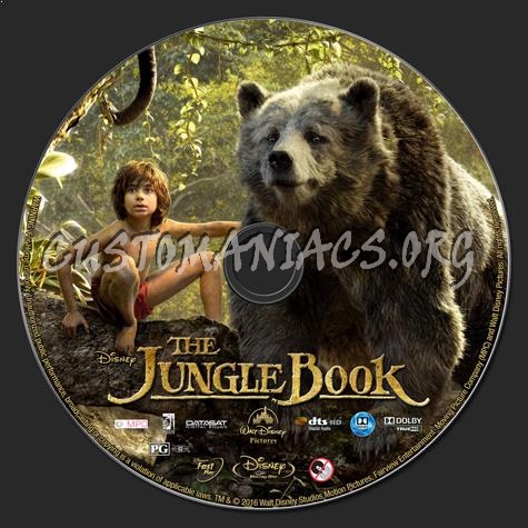 The Jungle Book (2016) blu-ray label