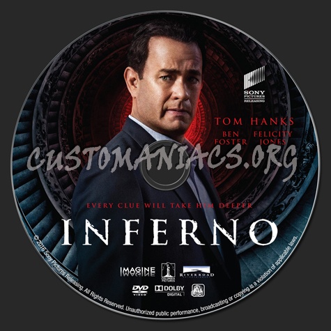 Inferno dvd label