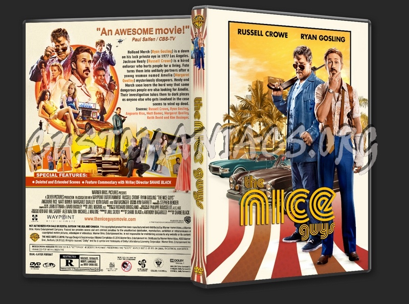 The Nice Guys (2016) dvd cover