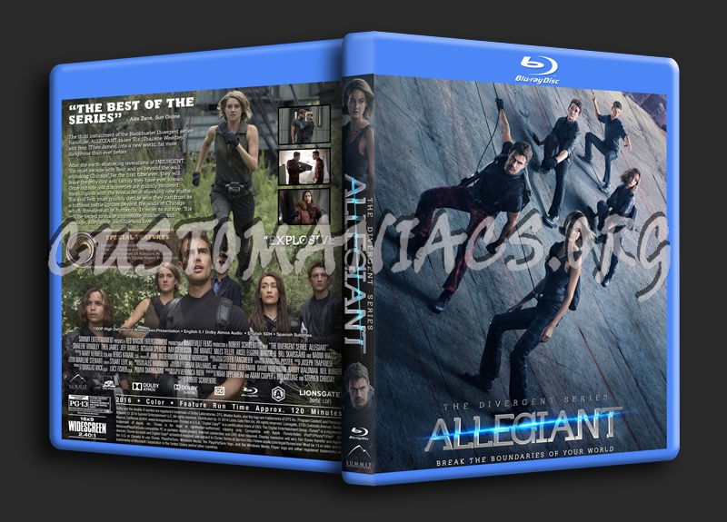 The Divergent Series: Allegiant dvd cover