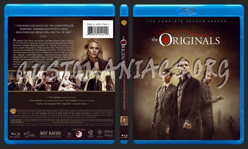 The Originals - Season 2 blu-ray cover