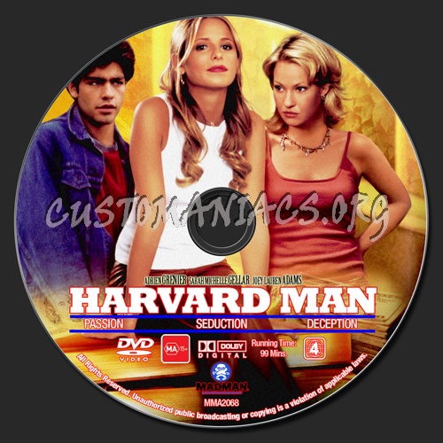 Harvard Man dvd label